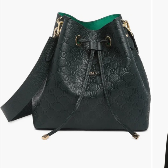 Valentino Handbags - NWT Valentino Karl Dollaro Monogram Bucket Bag